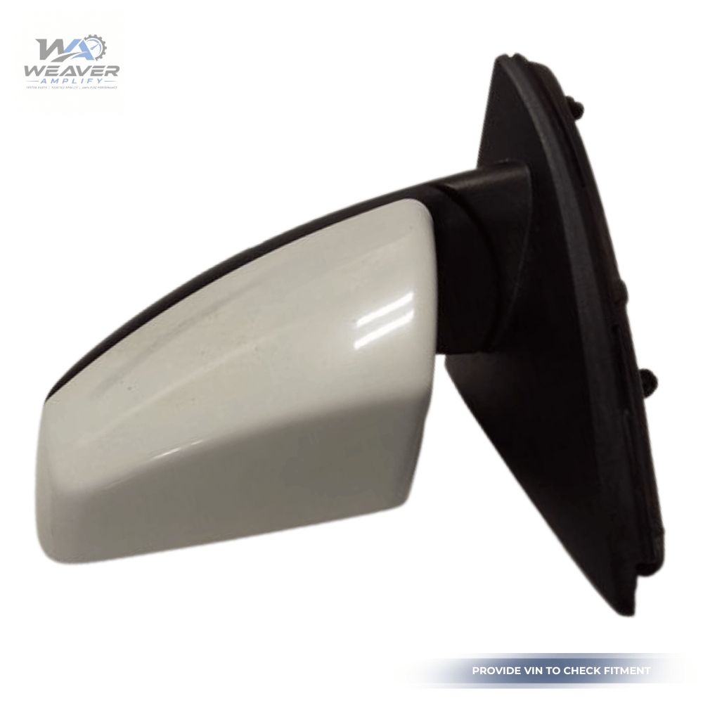 2017–2019 GMC Acadia Left Driver Side View Door Mirror Power Option DR5 White OEM — view 1