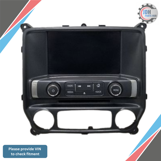 2017–2019 Chevrolet Silverado 1500 Radio Control Panel Display Screen 84203824 — view 1