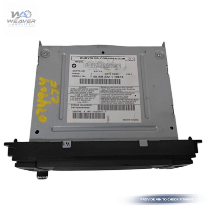2011–2014 Chrysler 200 Radio Display Receiver AM FM CD DVD SAT Face ID RBZ OEM — view 4