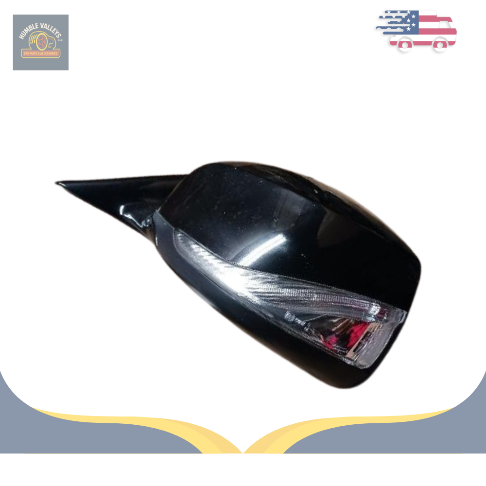 2014–2021 Infiniti Q50 Left Driver Side View Door Mirror Power Black OEM LH — view 4