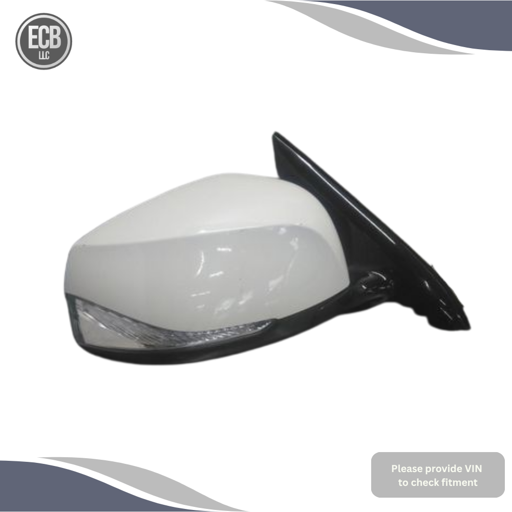 2017–2020 Infiniti QX60 Right Passenger Side Door Mirror Assembly White — view 2