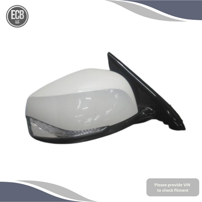 2017–2020 Infiniti QX60 Right Passenger Side Door Mirror Assembly White — view 2