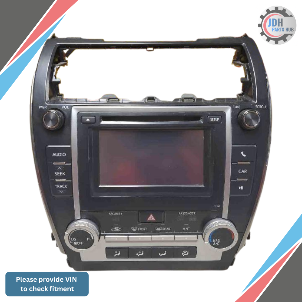 2012 TOYOTA CAMRY RADIO DISPLAY & RECEIVER 57012 OEM 12 — view 1