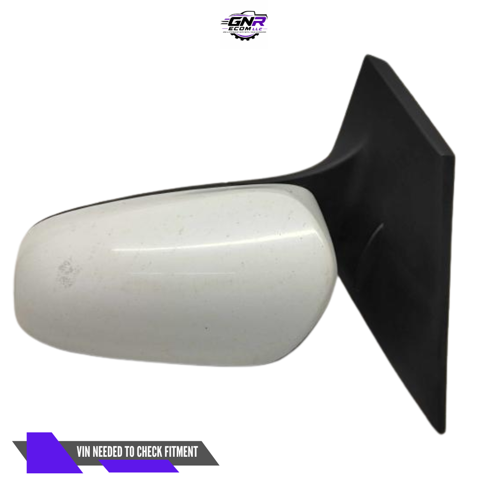2014–2019 Toyota Corolla Left Driver Side View Door Mirror White OEM — view 2