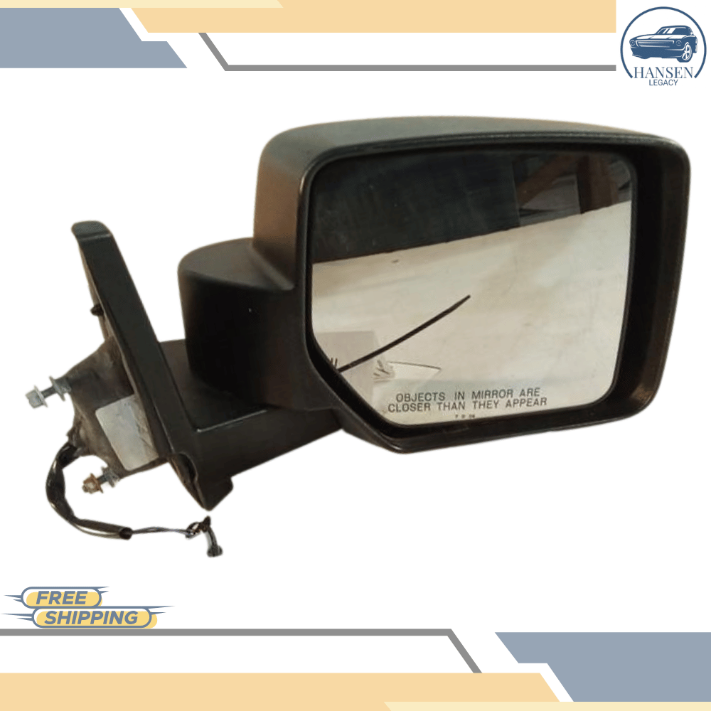 2007–2009 Jeep Patriot Side View Mirror Power Textured Black Passenger RH OEM — view 3
