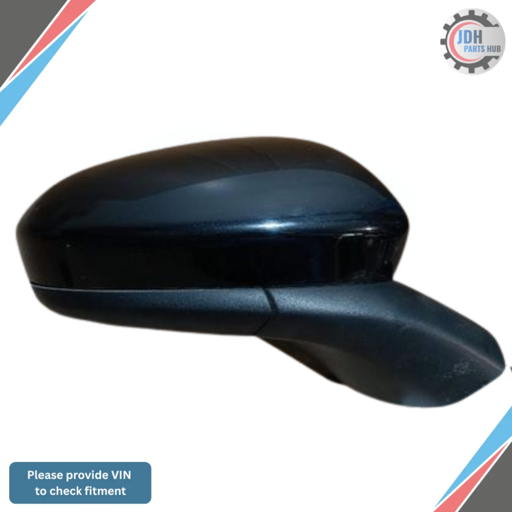 2019–2020 Ford Fusion Right Passenger Side View Door Mirror with Blind Spot Black — view 2