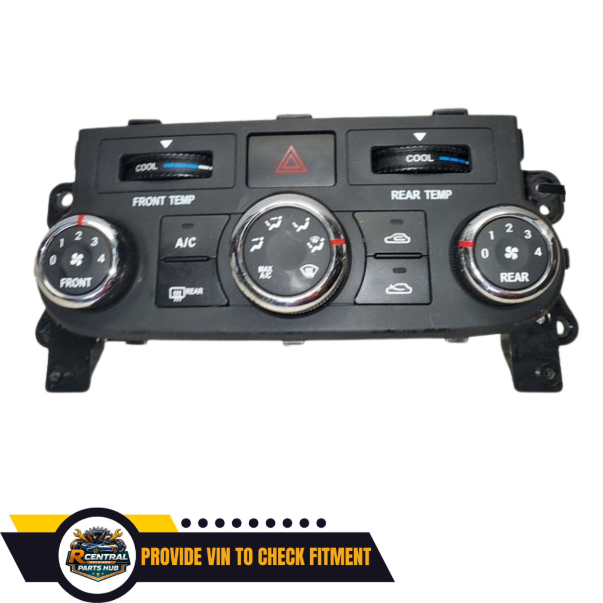2009–2012 KIA Sedona AC Heater Control Temperature Climate 3knob 97250-4DXXX OEM — view 5