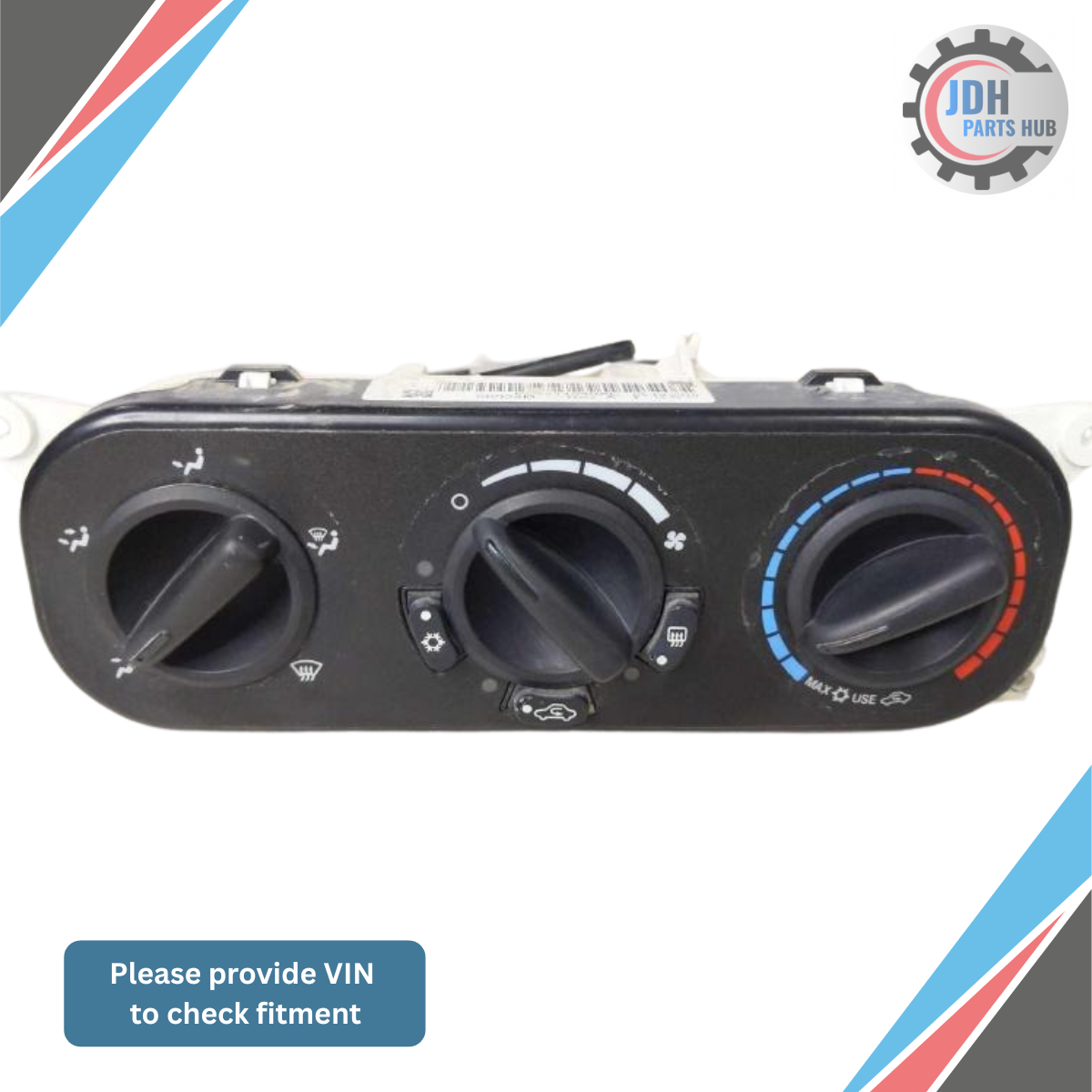 2007–2010 Jeep Wrangler Heater-AC Climate Temperature Control OEM — view 1