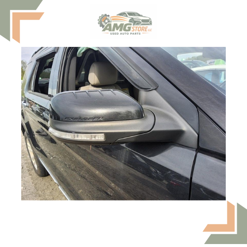 2011–2015 Ford Explorer Right Passenger Side View Door Mirror Power Black — view 1