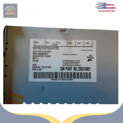 2007–2013 Chevrolet Silverado 1500 CD MP3 Player Radio Receiver OEM — view 3