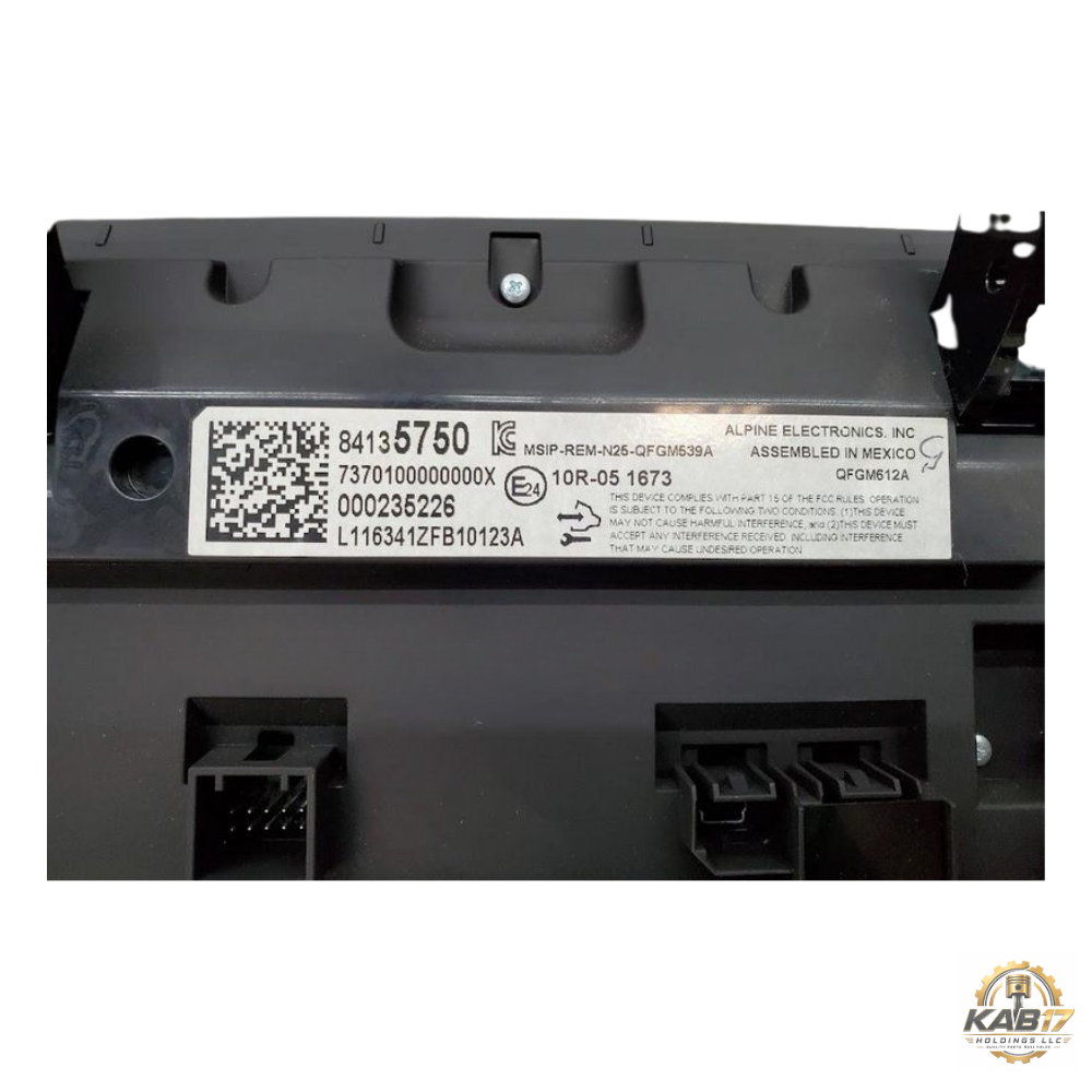 2017 Chevrolet Camaro Dash Mounted Radio Display and Control Panel OEM — view 3