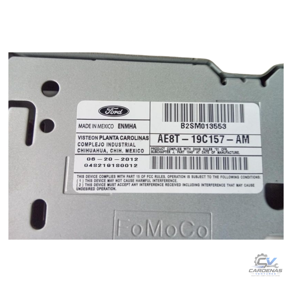 2011–2013 FORD FIESTA AM FM CD PLAYER SATELLITE RADIO RECEIVER OEM — view 3