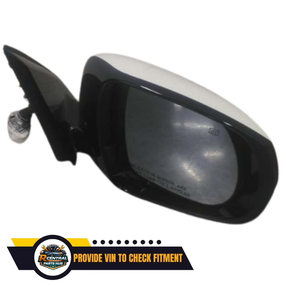 2017–2020 Infiniti QX60 Right Passenger Side Door Mirror Assembly White OEM — view 1
