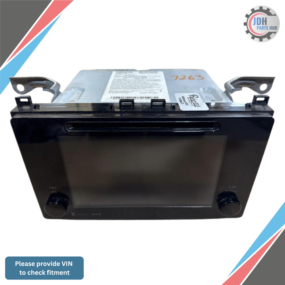 2017–2019 Toyota Corolla Radio Display Receiver 100638 OEM — view 1