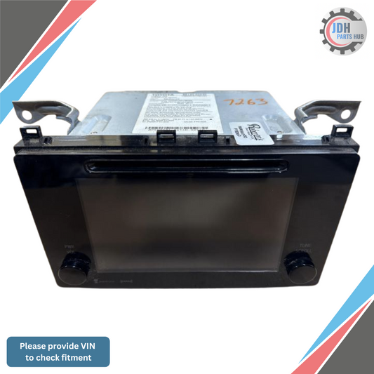 2017–2019 Toyota Corolla Radio Display Receiver 100638 OEM — view 1