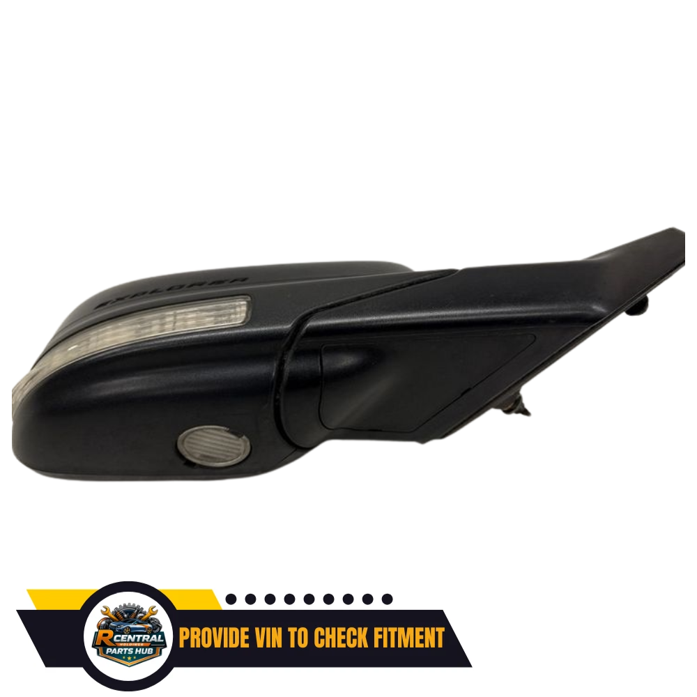 2011–2015 Ford Explorer Right Passenger Side View Door Mirror Power Black — view 2