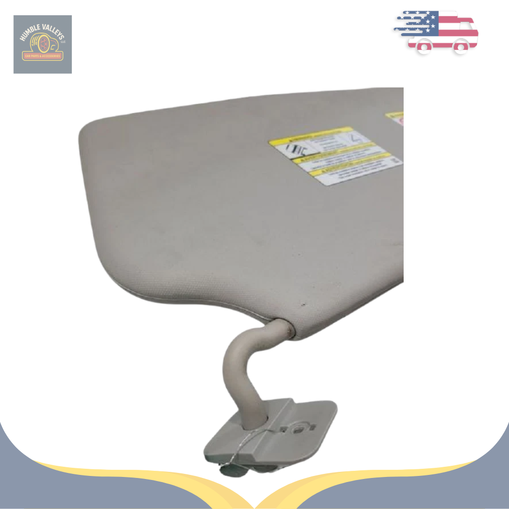 2015–2019 Ford Transit 250 Passenger RH Interior Sun Visor Gray OEM — view 3
