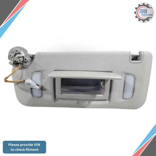 2013–2016 Buick Encore Driver LH Interior Sun Visor Illuminated Gray OEM — view 1