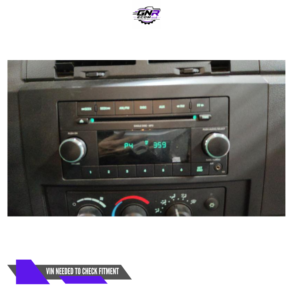 2011–2012 Dodge Caliber AM FM CD MP3 Radio Receiver RES OEM — view 3