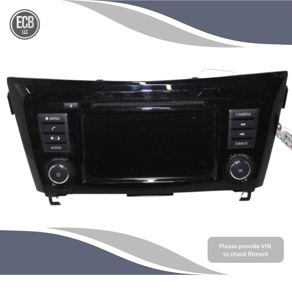 2018–2020 Nissan Rogue AM FM CD Radio Display & Receiver Navigation OEM — view 1