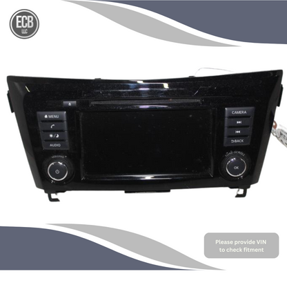 2018–2020 Nissan Rogue AM FM CD Radio Display & Receiver Navigation OEM — view 1