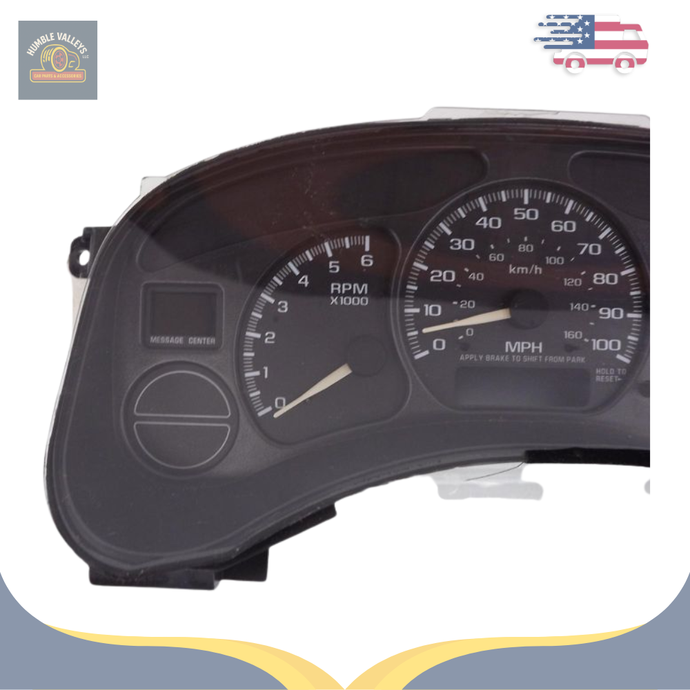 2000–2002 Chevrolet Tahoe Speedometer Speedo Cluster MPH OEM — view 2