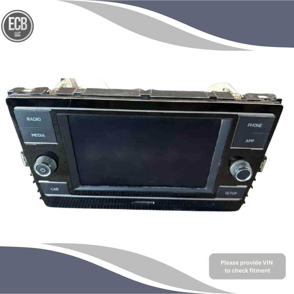 2018–2020 Volkswagen Tiguan Radio Media CD Player Display Receiver OEM — view 1