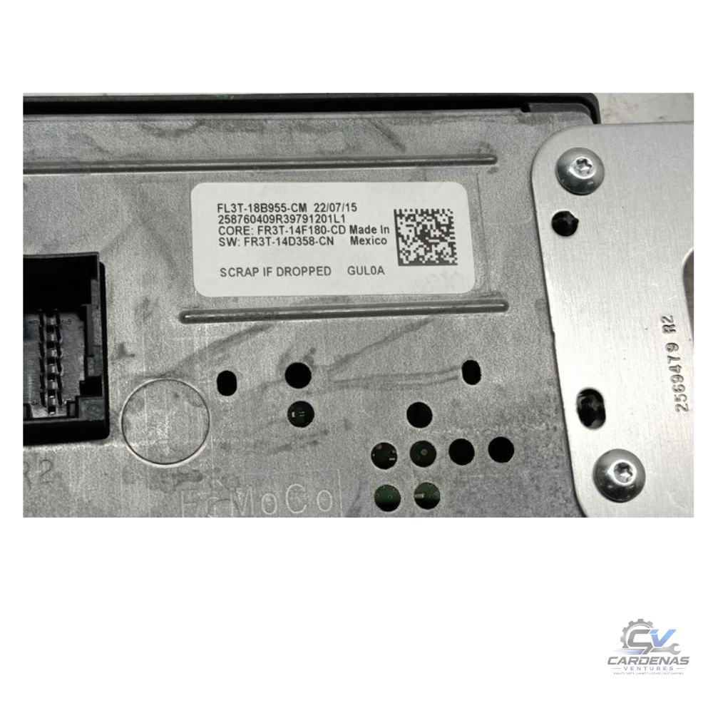2015 FORD F-150 PICKUP RADIO DISPLAY SCREEN FRONT DASH 4.2" OEM — view 3