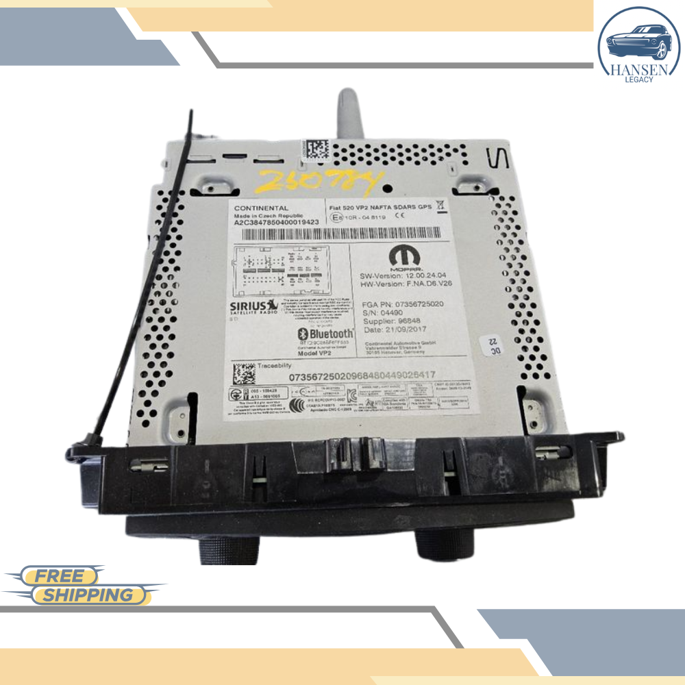 2015–2017 Jeep RENEGADE 5 Inch Touch Radio Display Receiver Satellite OEM — view 2