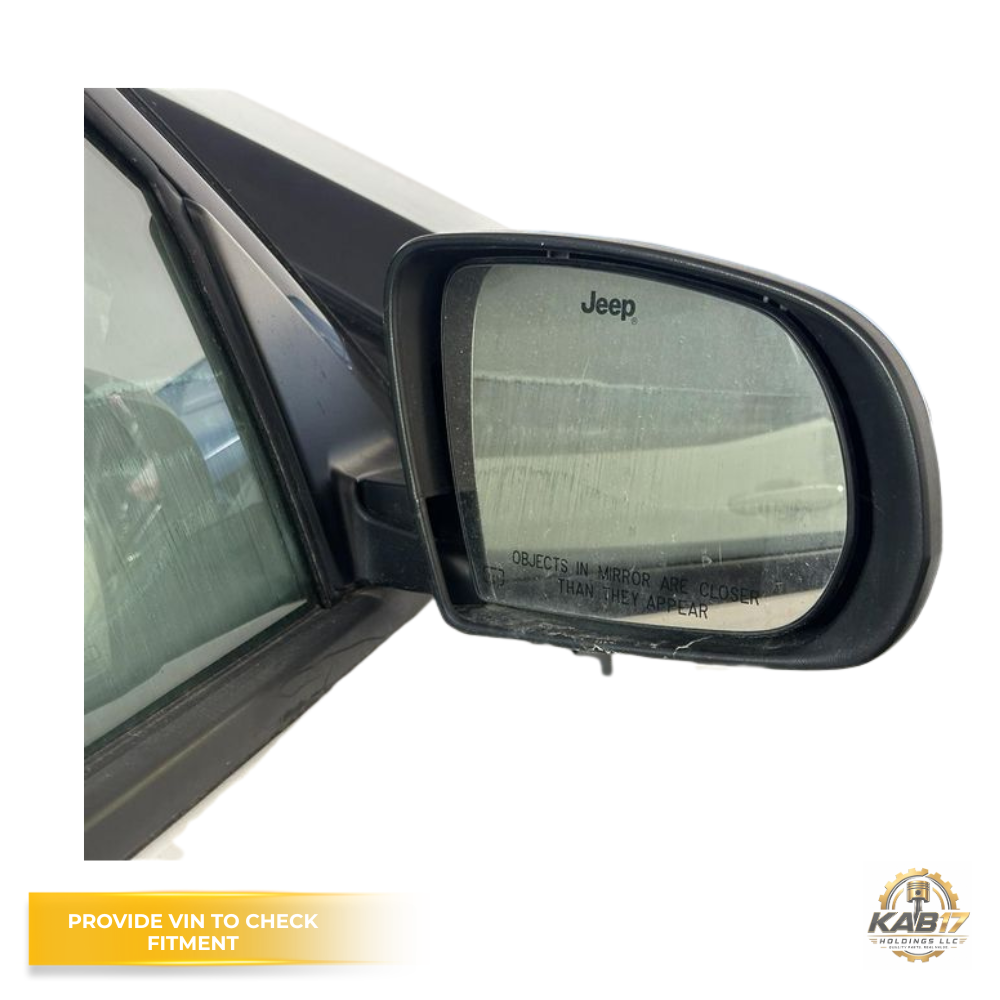 2017–2022 Jeep Compass Right Passenger Side Door Mirror Assembly White OEM — view 3