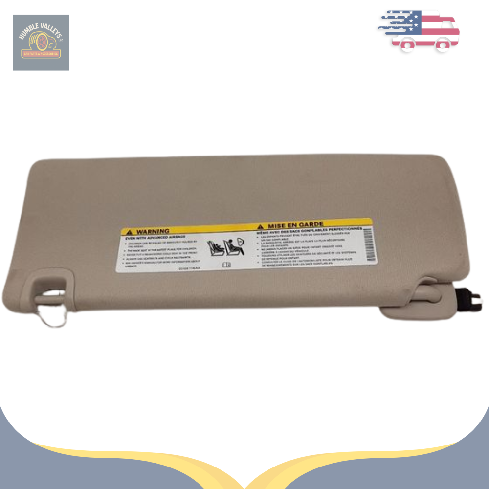 2014–2018 Jeep Cherokee Passenger RH Sun Visor OEM — view 1