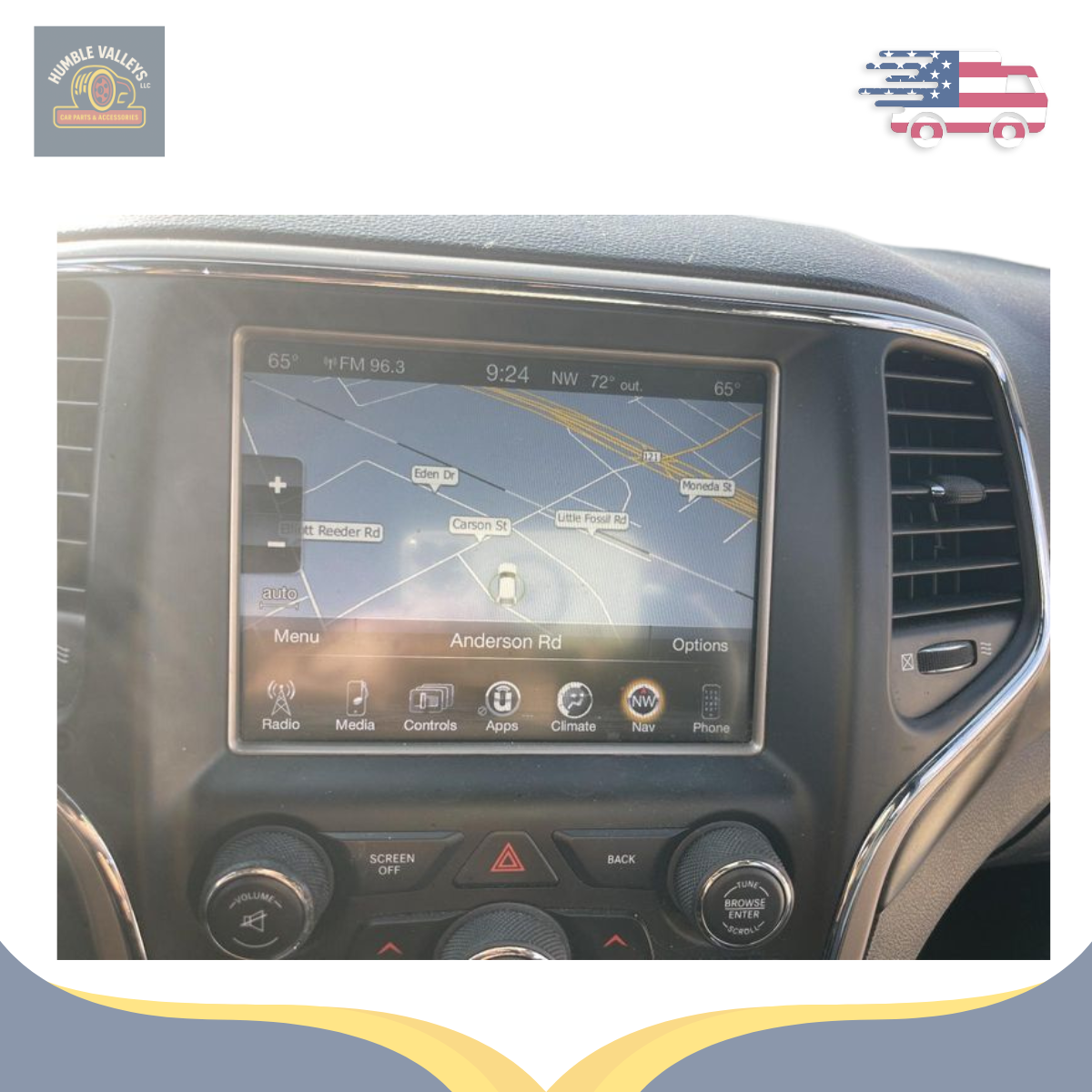 2014 Dodge Ram 1500 2500 3500 Uconnect Display Radio Bluetooth Option RA3 without Navi — view 1