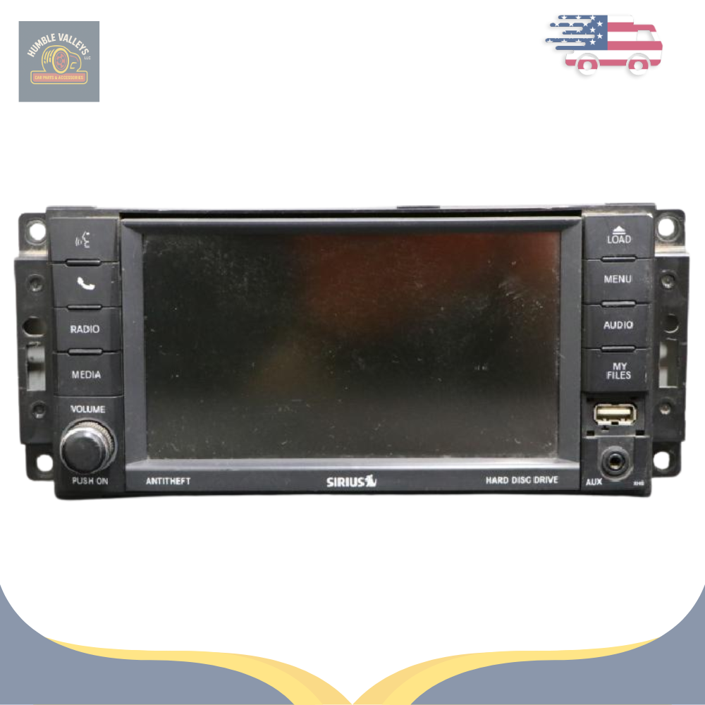 2012–2019 Chrysler Town Country Radio Display Receiver RHB NAVIGATION OEM — view 1