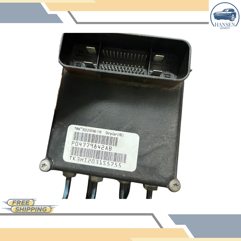 2012 Dodge Ram 1500 Pickup ABS Anti-Lock Brake Pump Actuator Control Module Assy — view 2