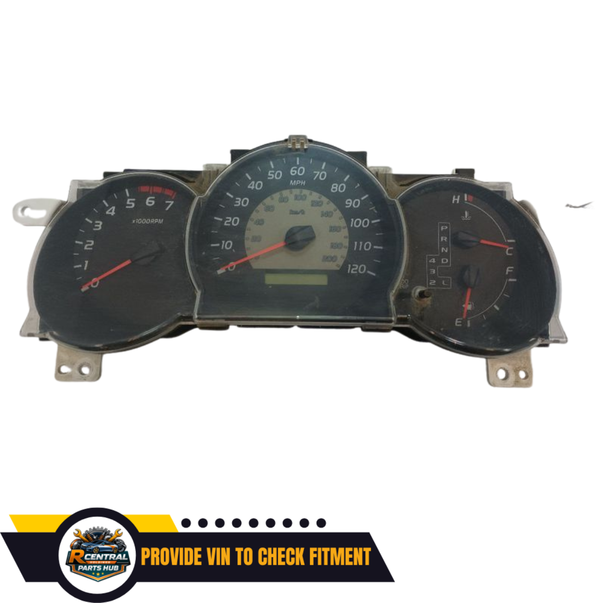 2006–2008 Toyota Tacoma Speedometer Cluster 6 cylinder MPH AT OEM — view 1