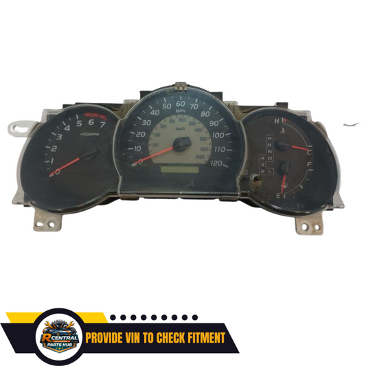 2006–2008 Toyota Tacoma Speedometer Cluster 6 cylinder MPH AT OEM — view 1