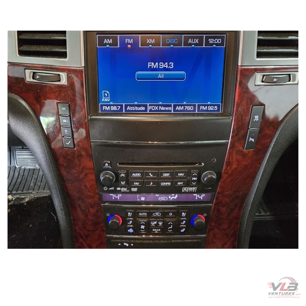 2011 Cadillac Escalade AM-FM-stereo-D<wbr/>VD-navigation Radio Receiver Display GMQ — view 5