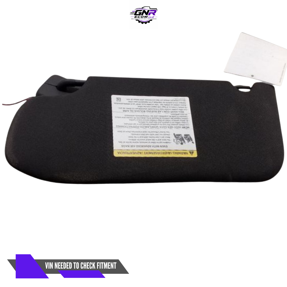 2013–2019 Ford Taurus RH Passenger Sunvisor Sun Visor with Mirror & Light OEM — view 1