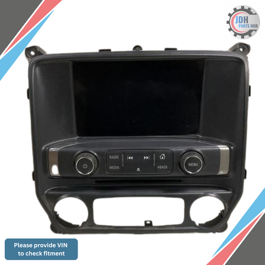 2017–2019 Chevrolet Silverado 1500 Radio Control Panel Display Screen OEM — view 1