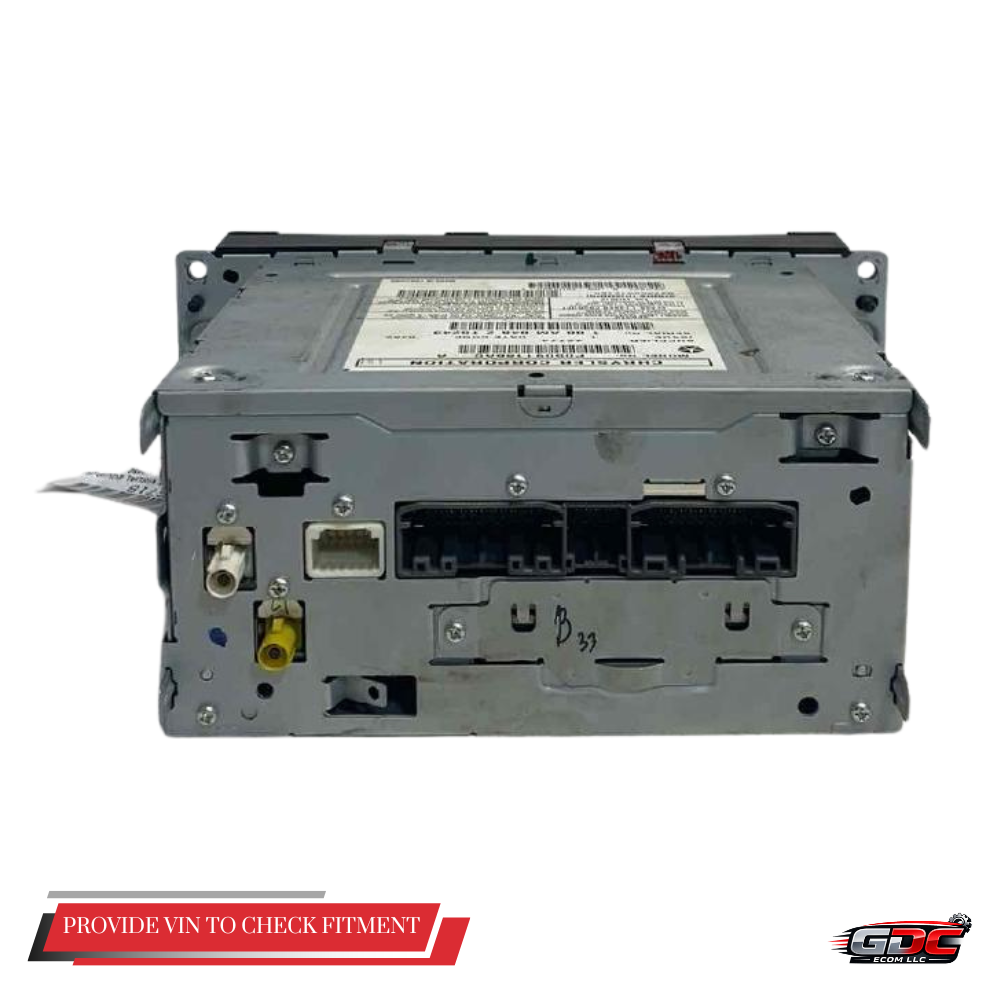2012 Jeep Liberty AM FM CD AUX DVD Navigation Radio RHB with Satellite OEM — view 3