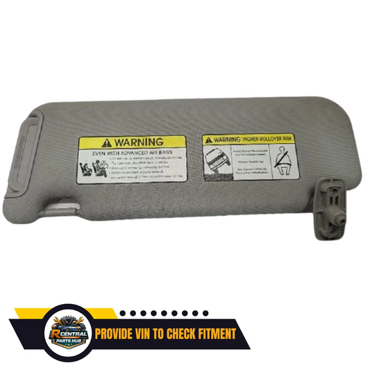 2011–2016 Kia Sportage RH Passenger Sunvisor Sun Visor with Mirror & Extender OEM — view 1