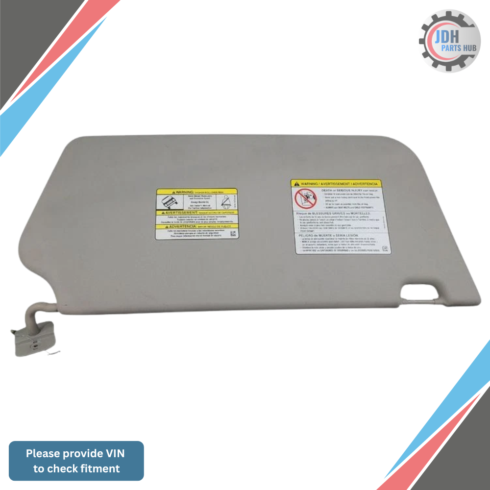 2015–2020 Ford Transit 250 Driver LH Interior Sun Visor Gray OEM — view 2