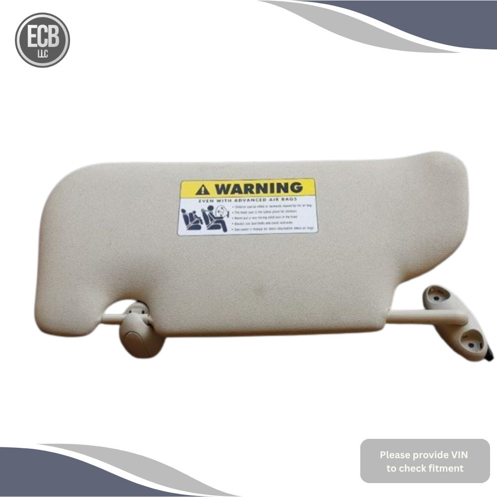 2007–2013 Mini Cooper RH Passenger Sunvisor Sun Visor with Mirror & Light OEM — view 3