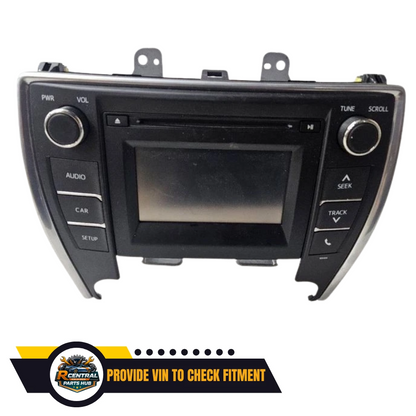 2015 Toyota Camry Radio Touch Screen Display Receiver 100366 OEM — view 1