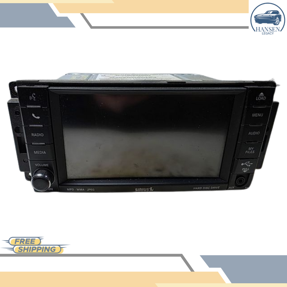 2011 Dodge Truck Ram 1500 AM FM Radio Receiver with Navigation with Display Screen OEM — view 1