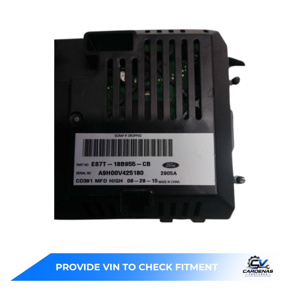 2013–2016 FORD FUSION 4.2" FRONT DISPLAY SCREEN ID DS7T-18B955-CC THRU CF OEM — view 3