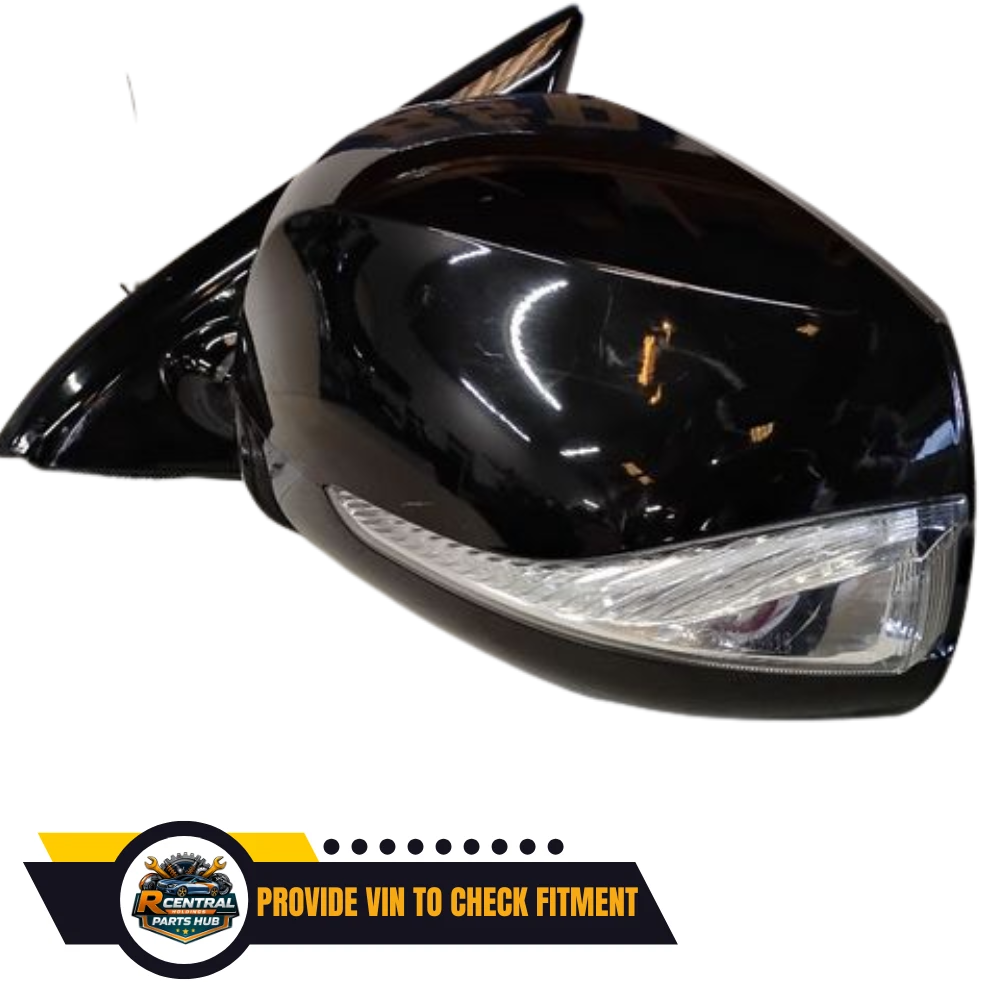 2017–2020 Infiniti QX60 Left Driver Side Door Mirror Assembly Black Power Heated — view 4