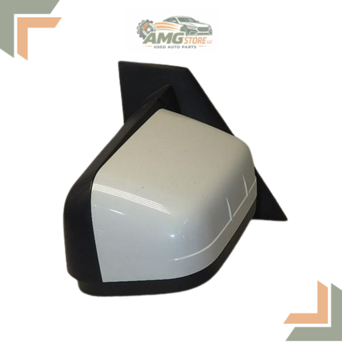 2011–2014 Ford Edge Left Driver Side View Door Mirror Power White LH OEM 12 13 — view 4