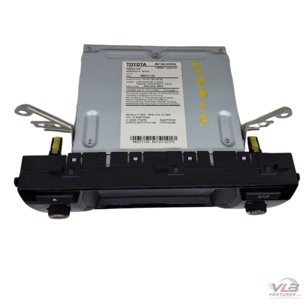 2014–2016 Toyota Corolla Radio Touchscreen Display CD ID 100149 OEM — view 2