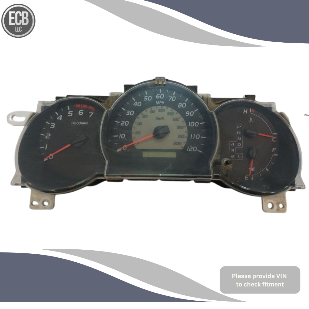 2006–2008 Toyota Tacoma Speedometer Cluster MPH 6 Cylinder AT OEM — view 1